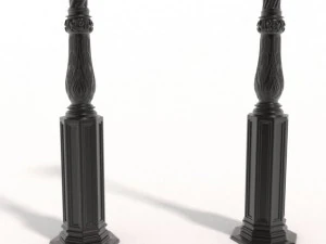 cast iron street lamps 2 3D Model