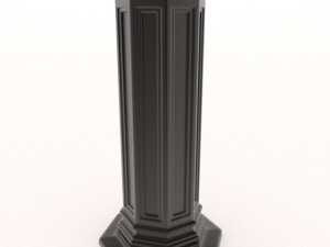 cast iron street lamps 2 Model 3D