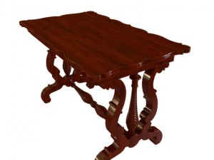 antique table 3Dモデル