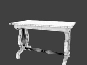 antique table 3D Модель