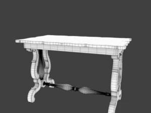 antique table 3D Model