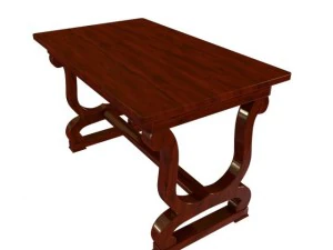 antique table 2 3D Model