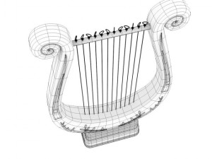 lyre Model 3D