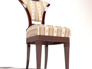 antique chair 2 Modello 3D