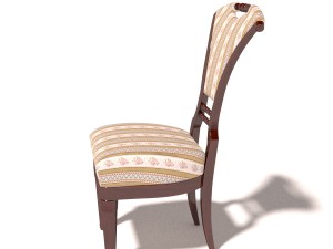 antique chair 2 Modello 3D