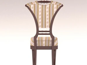 antique chair 2 3D Model