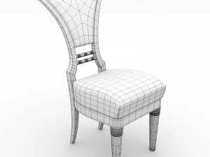 antique chair 2 3D Model