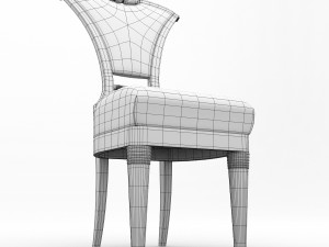 antique chair 2 Modello 3D