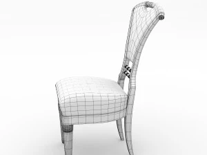 antique chair 2 3D Model