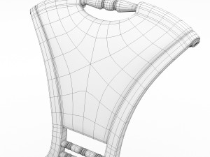 antique chair 2 Modello 3D