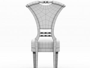 antique chair 2 Modello 3D