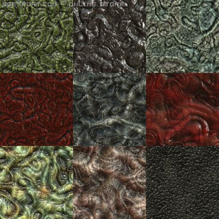 organic tiles CG Dokuları .c4d .max .obj .3ds .fbx .stl .blend 