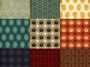 vintage patterns CG टेक्स्चर्स