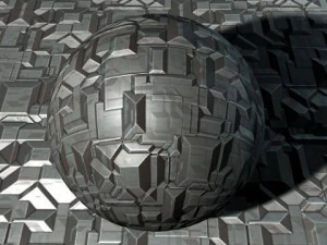 panel logam Tekstur CG