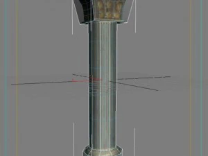 기둥 3D 모델