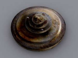 antitank land mine 3D 模型