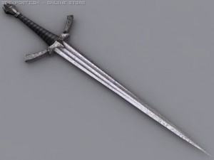 witch king dagger 3D-Modell