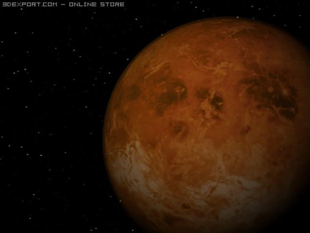 pianeta Venere Modello 3D .c4d .max .obj .3ds .fbx .stl .blend 