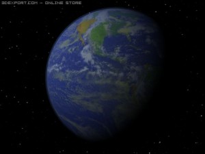 planet earth 3Dモデル
