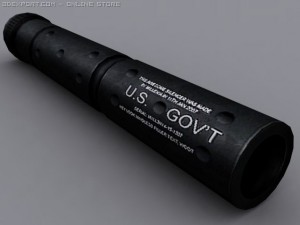silencer Modelo 3D