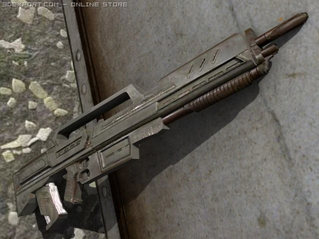 morita carbine 3D Model .c4d .max .obj .3ds .fbx .stl .blend 