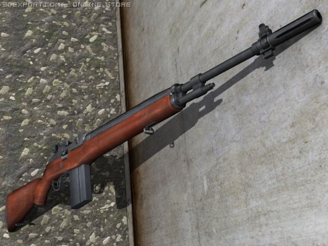 tsd agm m14 3D Model .c4d .max .obj .3ds .fbx .stl .blend 