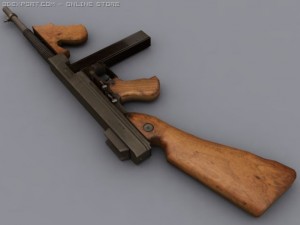 thompson m1a1 3D Модель