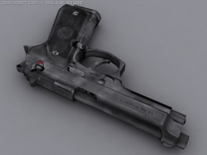 beretta m9 3Dモデル