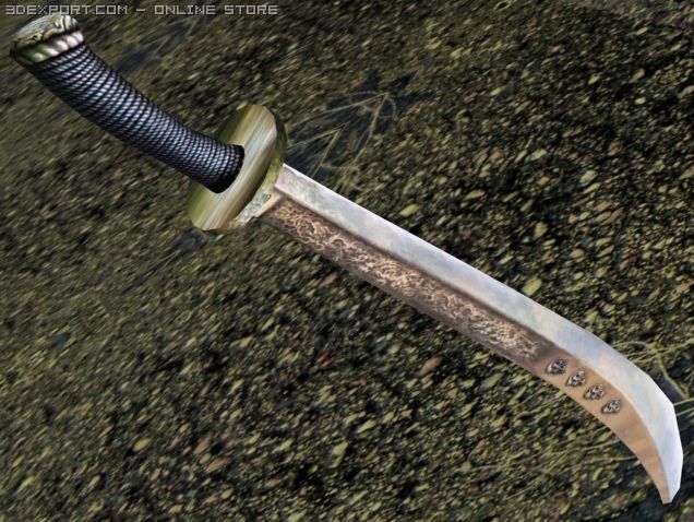 warlord scythe Model 3D .c4d .max .obj .3ds .fbx .stl .blend 