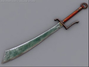 gladiator scythe 3D 모델