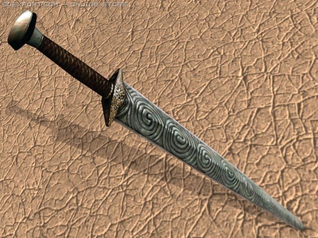 chrysler sword 3D 模型 .c4d .max .obj .3ds .fbx .stl .blend 