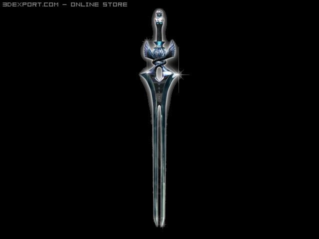 soul sword 3D Model .c4d .max .obj .3ds .fbx .stl .blend 