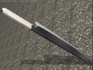 zangetsu sword 3D 模型