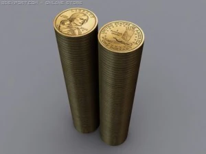 united states money 3D Model