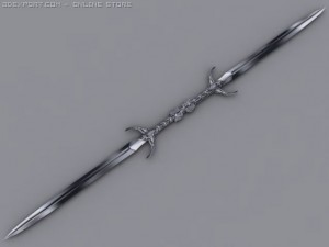 locking sword Modello 3D