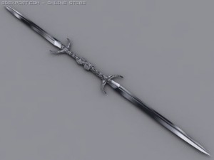 locking sword Modello 3D