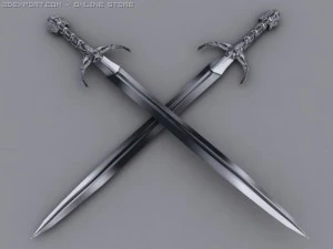 locking sword 3D Model