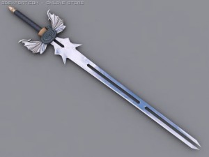 soul spirit sword Modelo 3D