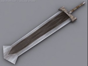 requiem great sword Modelo 3D