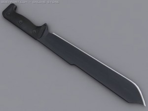 dynester machete Model 3D