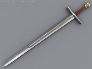 lionheart sword 3D Model