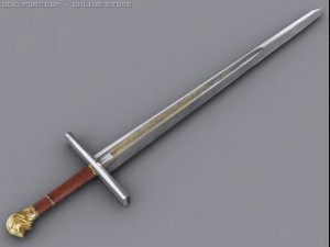 lionheart sword 3D Model
