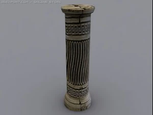 римська колона 3D Модель