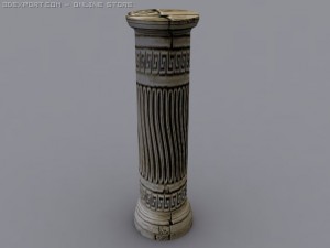 roman column 3D Model