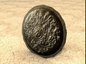 Athena-Schild 3D Modell