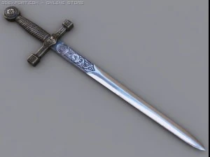 excalibur sword 3D Model