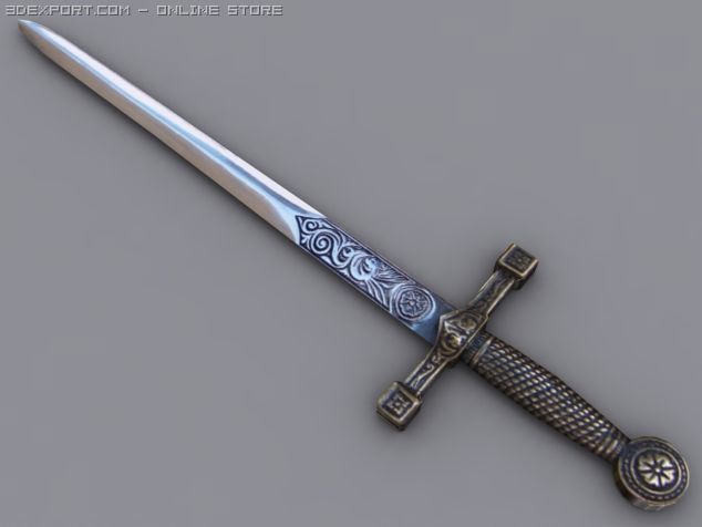 excalibur sword 3D Models in Accessories 3DExport