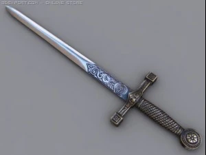 excalibur sword 3D Model