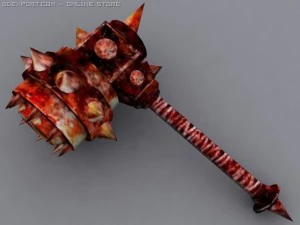 barbarian hammer 3D Model