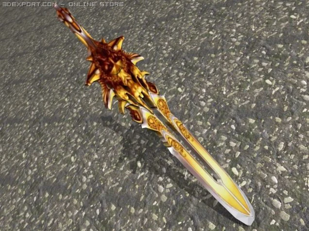 blade of olympus 3D Model .c4d .max .obj .3ds .fbx .stl .blend 